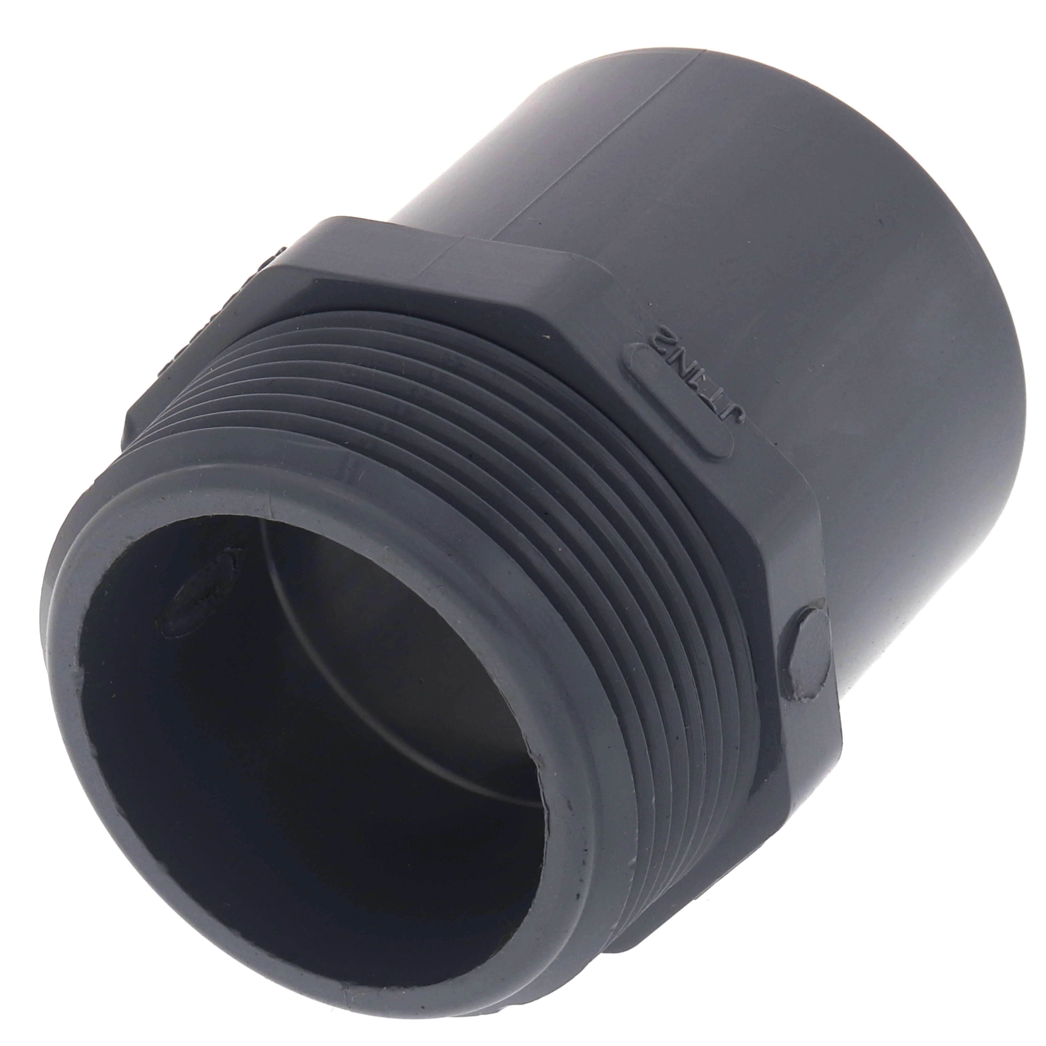 SPEARS VALVES 861-015C Male Adapter, Spigot x MPT, Schedule 80, 1-1/2 Inch Size, CPVC | BU7ENJ