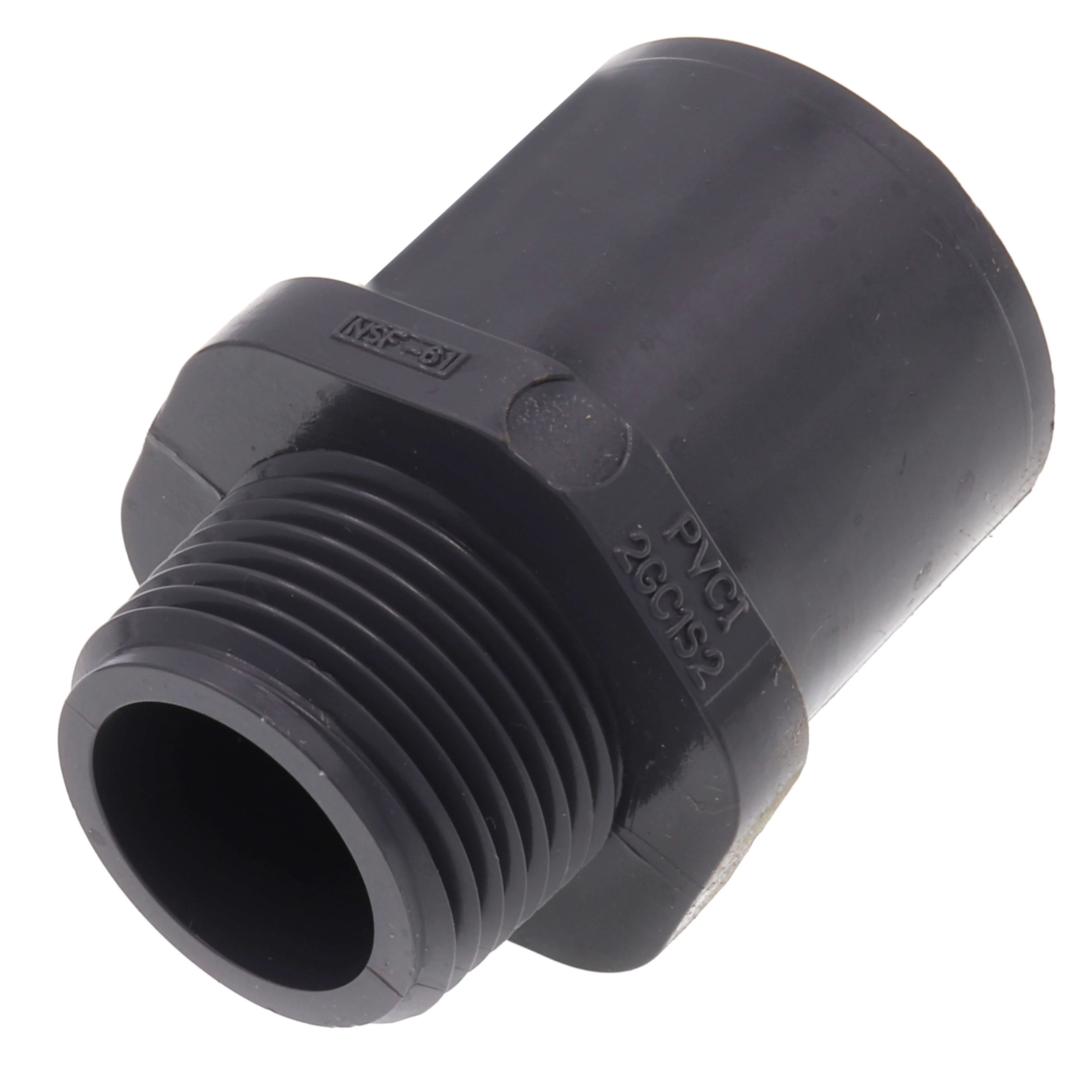 SPEARS VALVES 861-131 Male Adapter, Spigot x MPT, Schedule 80, 1 x 3/4 Inch Size, PVC | BU7NKZ