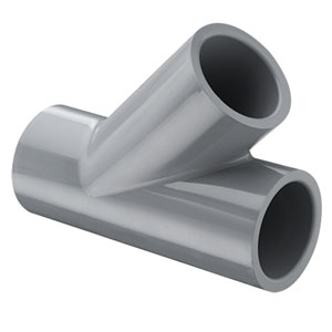 SPEARS VALVES 875-080CF Wye, Socket, Schedule 80, 100 PSI, Fabricated, 8 Inch Size, CPVC | BU7HDV