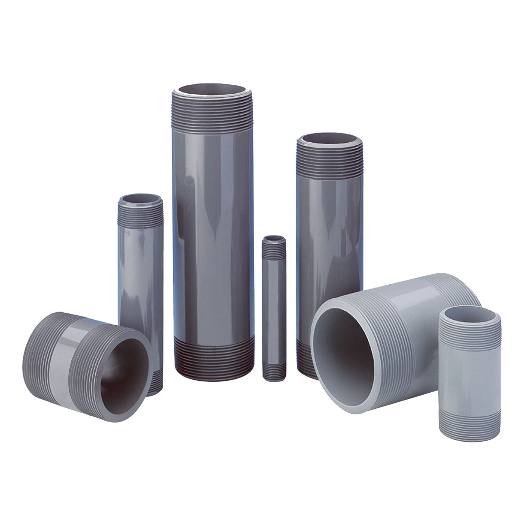 SPEARS VALVES 886-100M Nipple, Threaded Both End, Schedule 80, Machined, 1-1/2 Inch x 10 Size, PVC | BU7TUQ