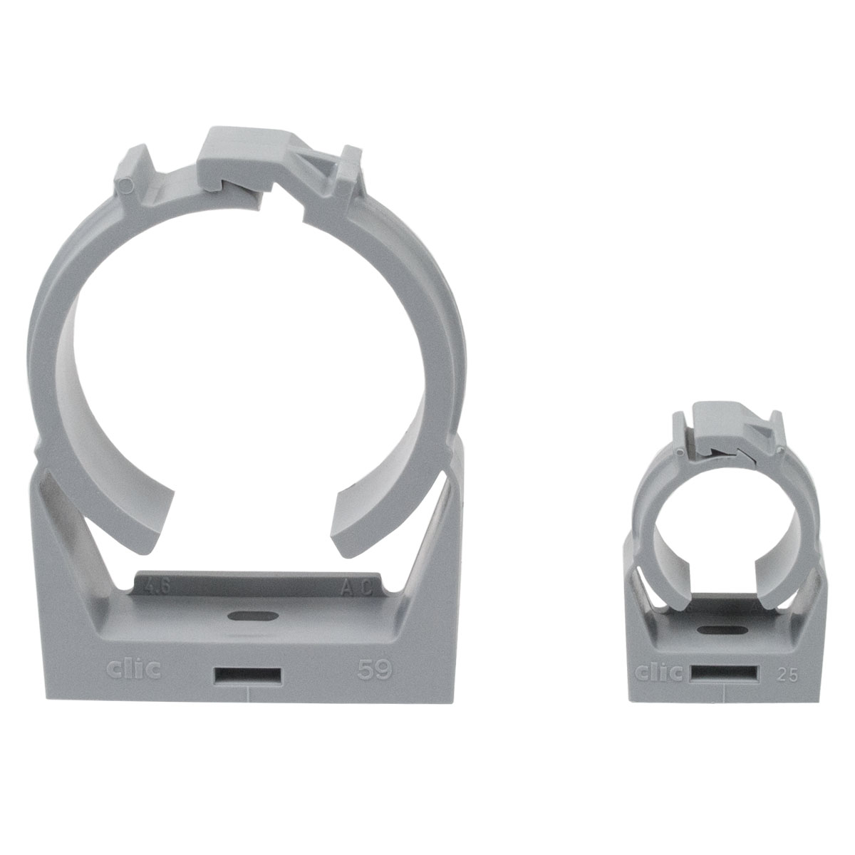 SPEARS VALVES CLIC-007 Pipe Clamp Hanger, Gray, Ips, 3/4 Size | BU7NVT