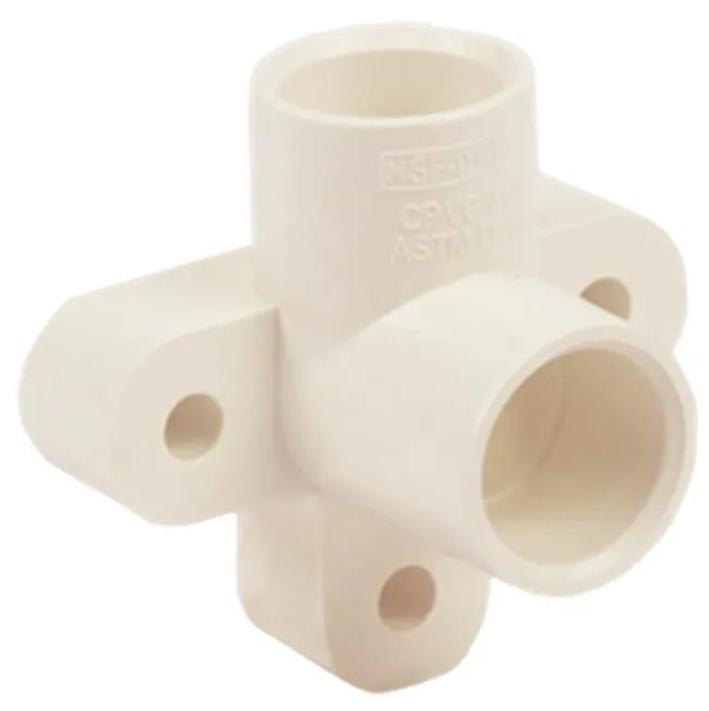 SPEARS VALVES DE4106-005C Drop Ear Elbow, Socket, 1/2 Inch Size, CPVC, Pack Of 1 | BU7XUG