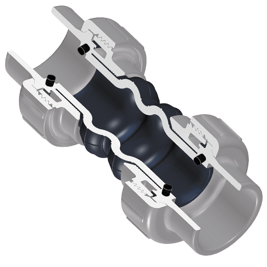 SPEARS VALVES EJ22-015C Elastomer Expansion Joint, Socket, EPDM, 1-1/2 Size, CPVC | AD7DEW 4DMZ4