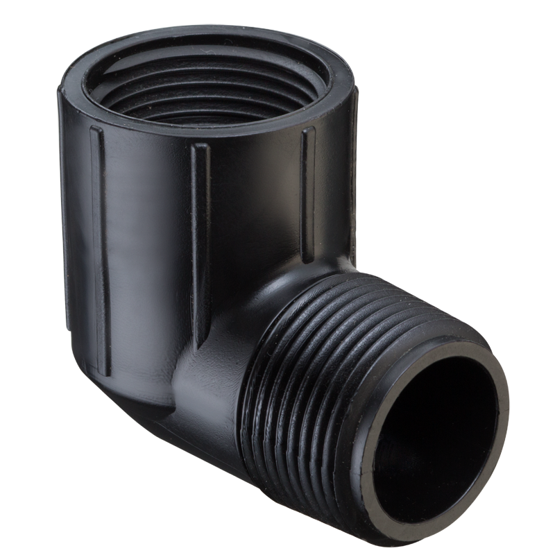 SPEARS VALVES M412-005BC Street Elbow, 90 Deg., MPT x FPT, 1/2 Size, HDPE | BU7YXG