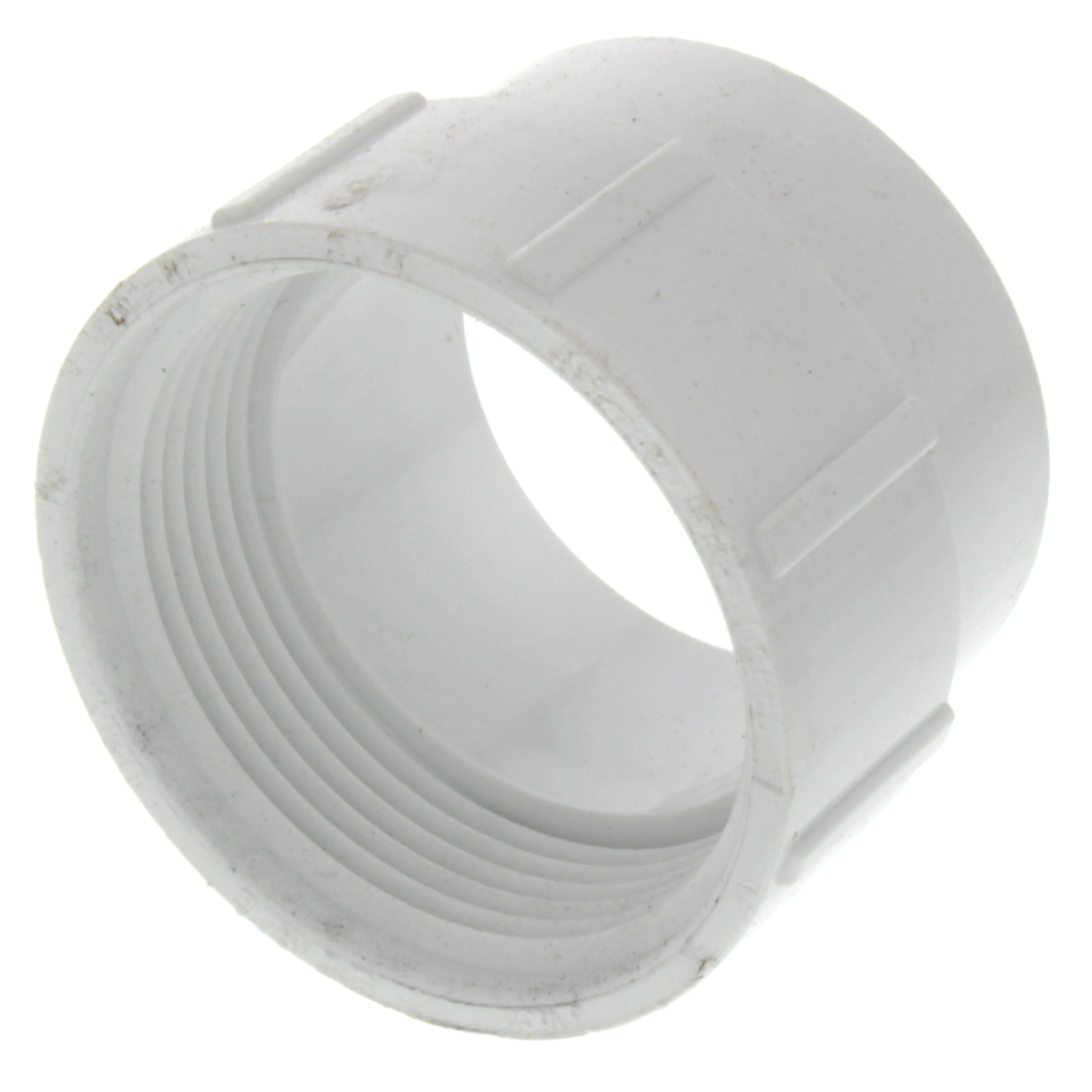 SPEARS VALVES P105-015 Drain Waste Vent Cleanout Adapter, Spigot x FPT, 1-1/2 Size, PVC | BU7HTB