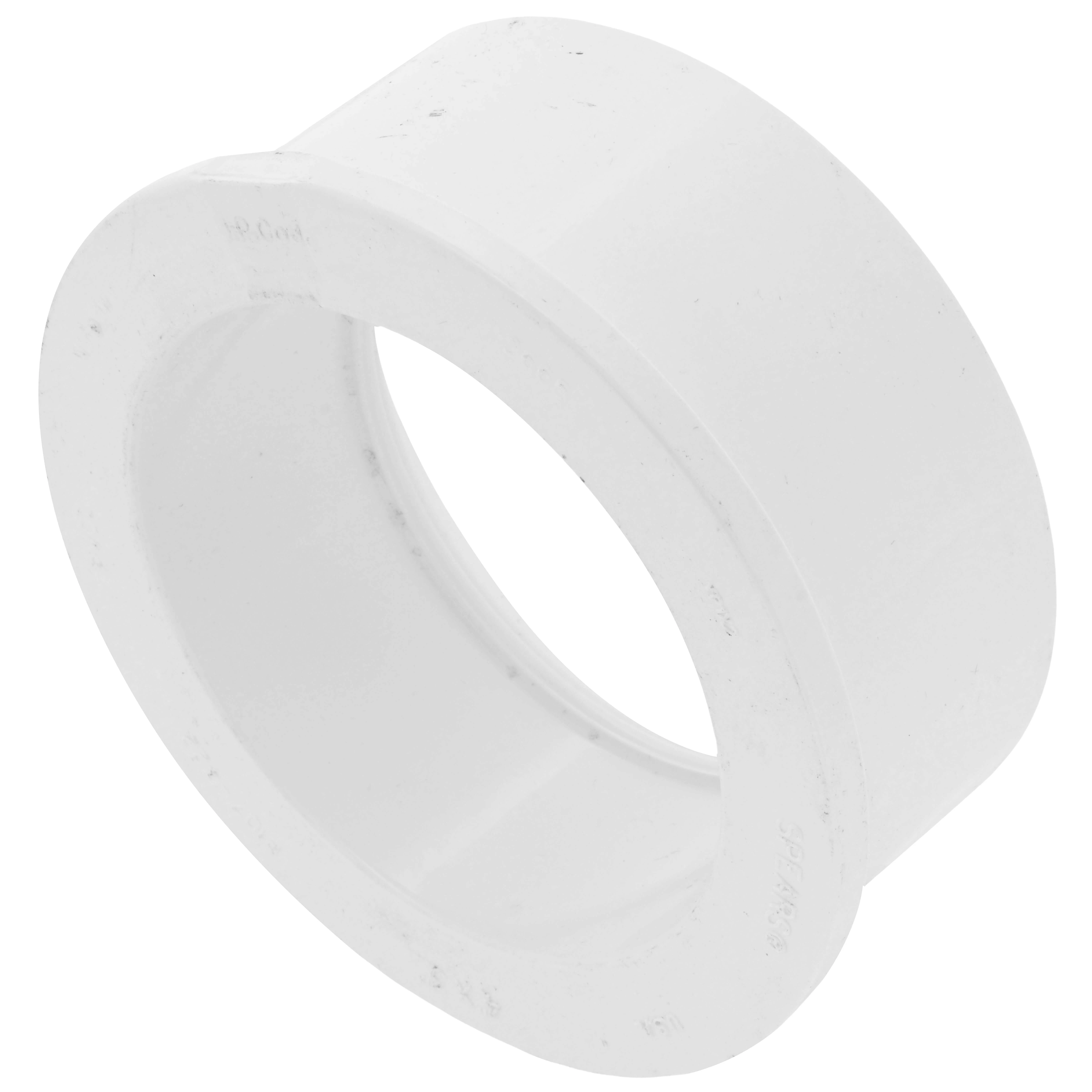 SPEARS VALVES P107-422 Drain Waste Vent Flush Bushing, Spigot x Hub, 4 x 3 Size, PVC | BU7HQW