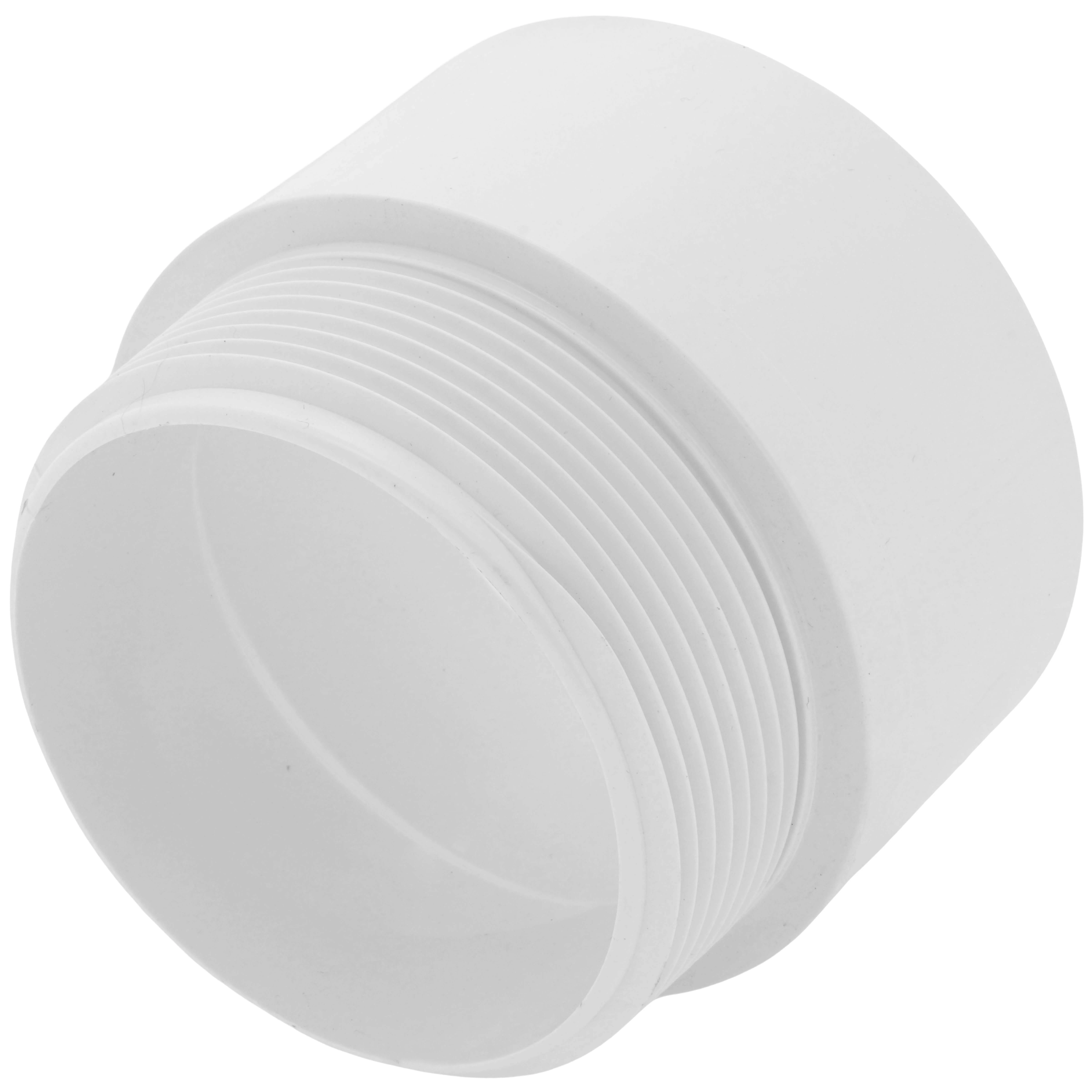 SPEARS VALVES P109-030 Drain Waste Vent Male Adapter, MPT x Hub, 3 Size, PVC | BU7JEE