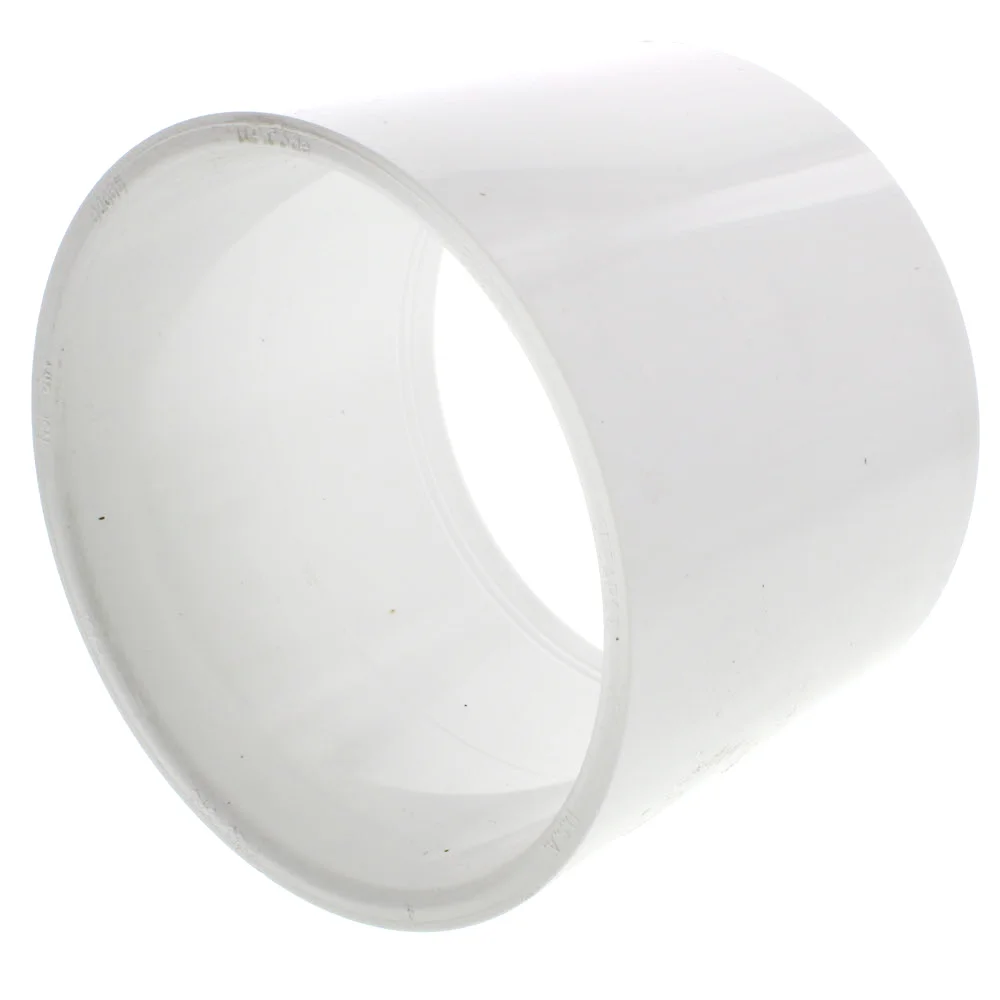 SPEARS VALVES P130-100 Drain Waste Vent Repair Coupling, Without Stop, Hub x Hub, 10 Size, PVC | BU7ZTD