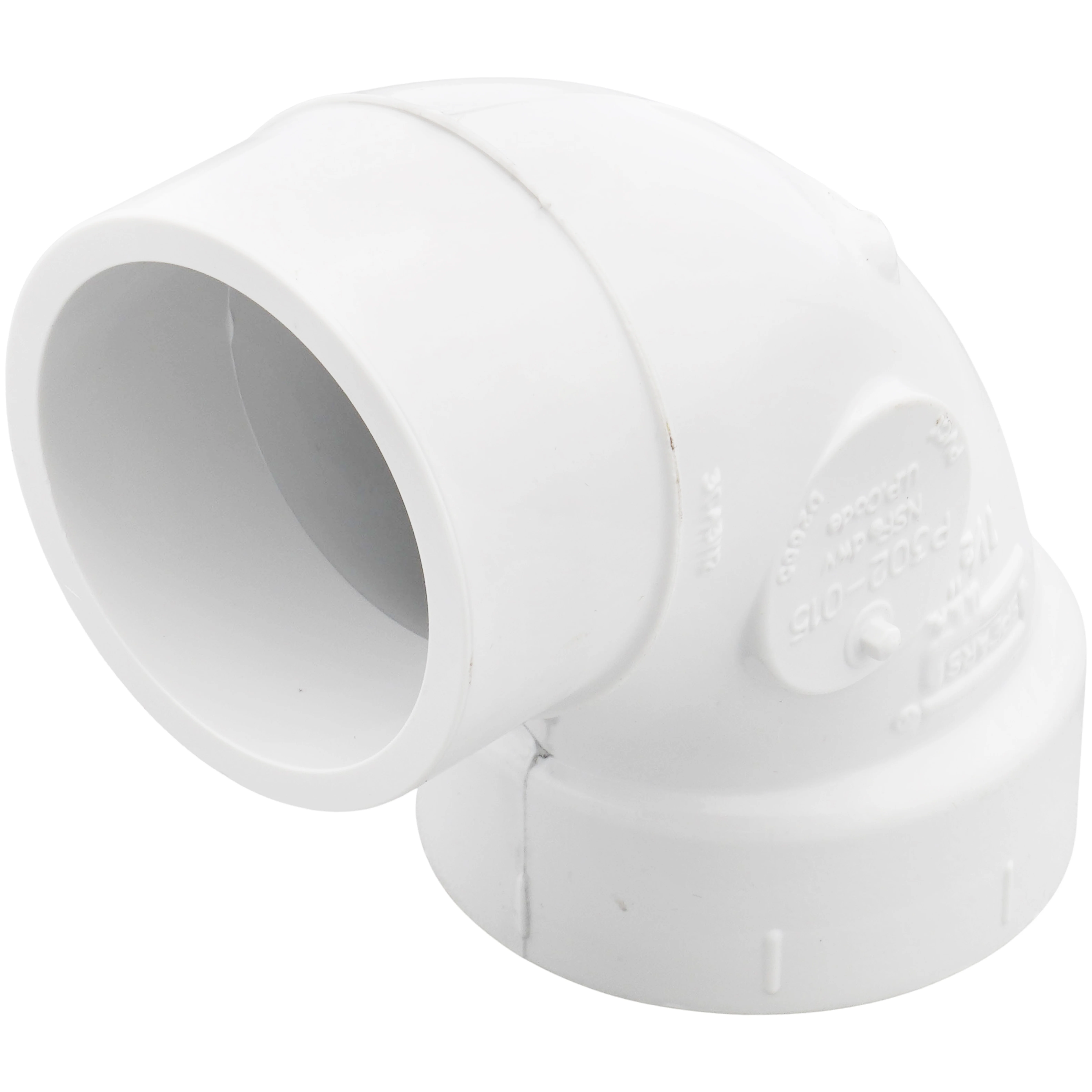 SPEARS VALVES P302-015 Drain Waste 1/4 Bend Street, Spigot x Hub, 1-1/2 Size, PVC | BU7HMZ