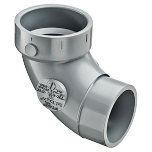 SPEARS VALVES P302-080C 1/4 Bend Street, Spigot x Hub, 8 Size, CPVC | BU7ZYE