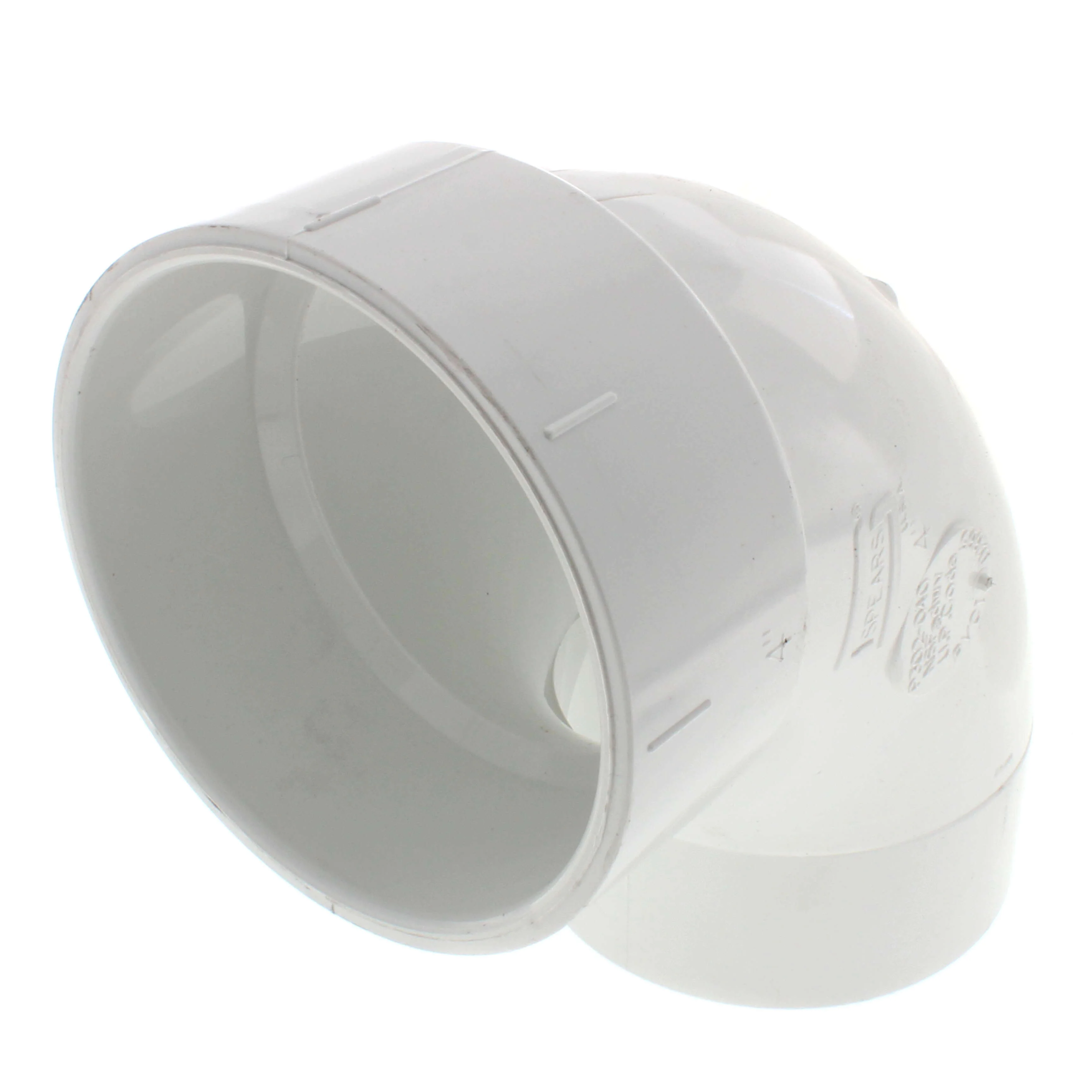 SPEARS VALVES P302-040 Drain Waste 1/4 Bend Street, Spigot x Hub, 4 Size, PVC | BU7HWK