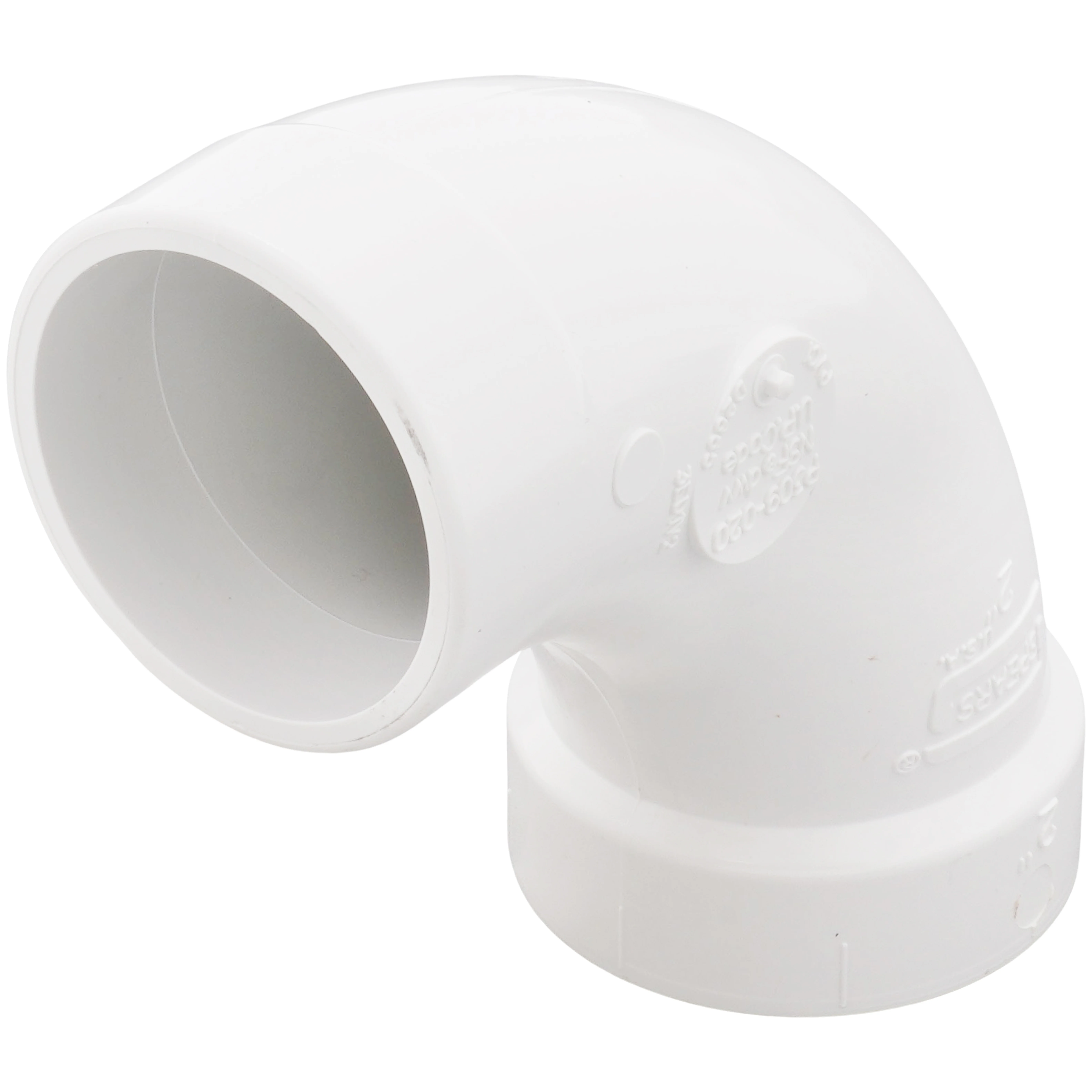 SPEARS VALVES P309-020 Drain Waste 1/4 Bend Street, Hub x Spigot, 2 Size, PVC | BU7ZVH