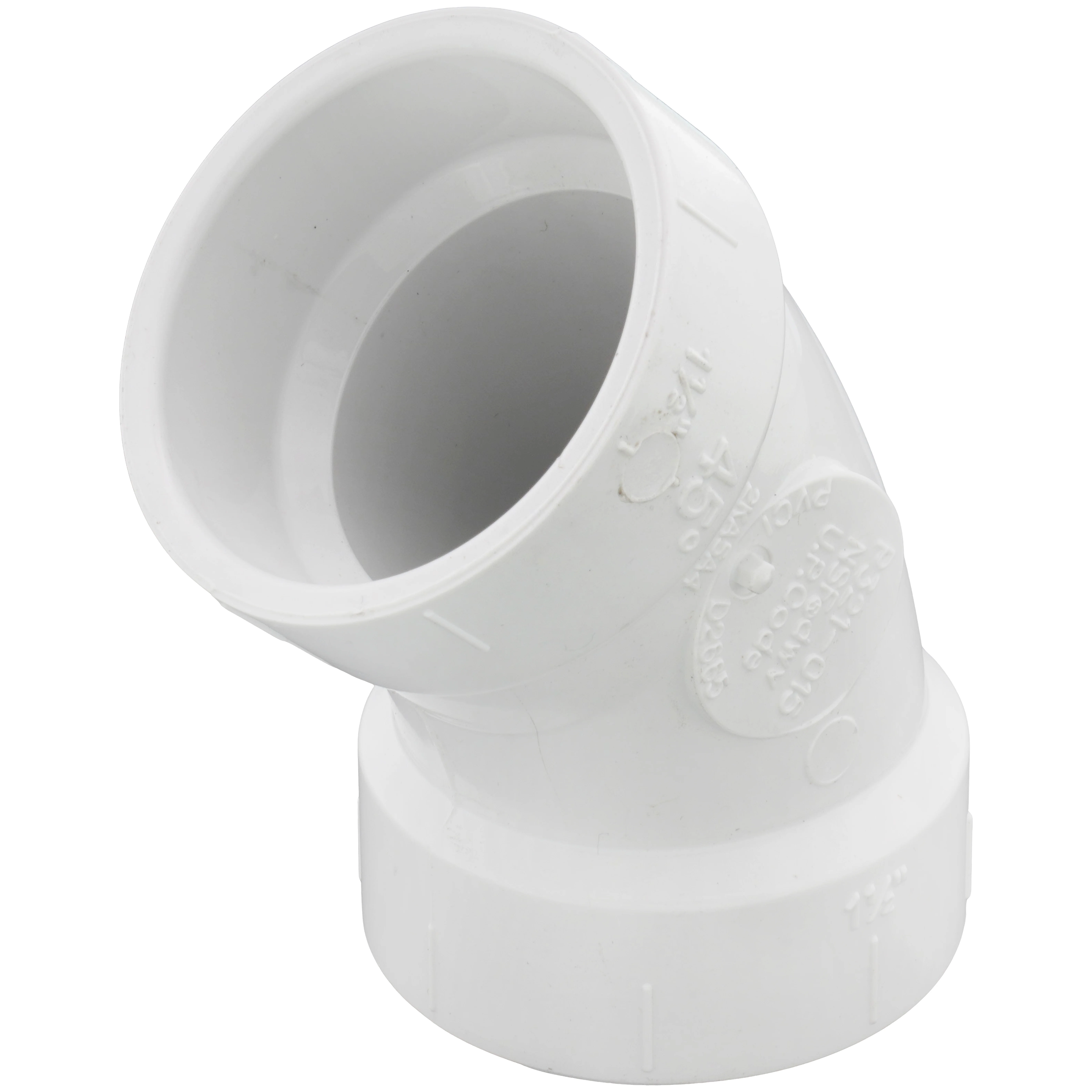 SPEARS VALVES P321-015 Pipe, 1/8 Bend, Hub x Hub, 1-1/2 Size, PVC | BU7HMA