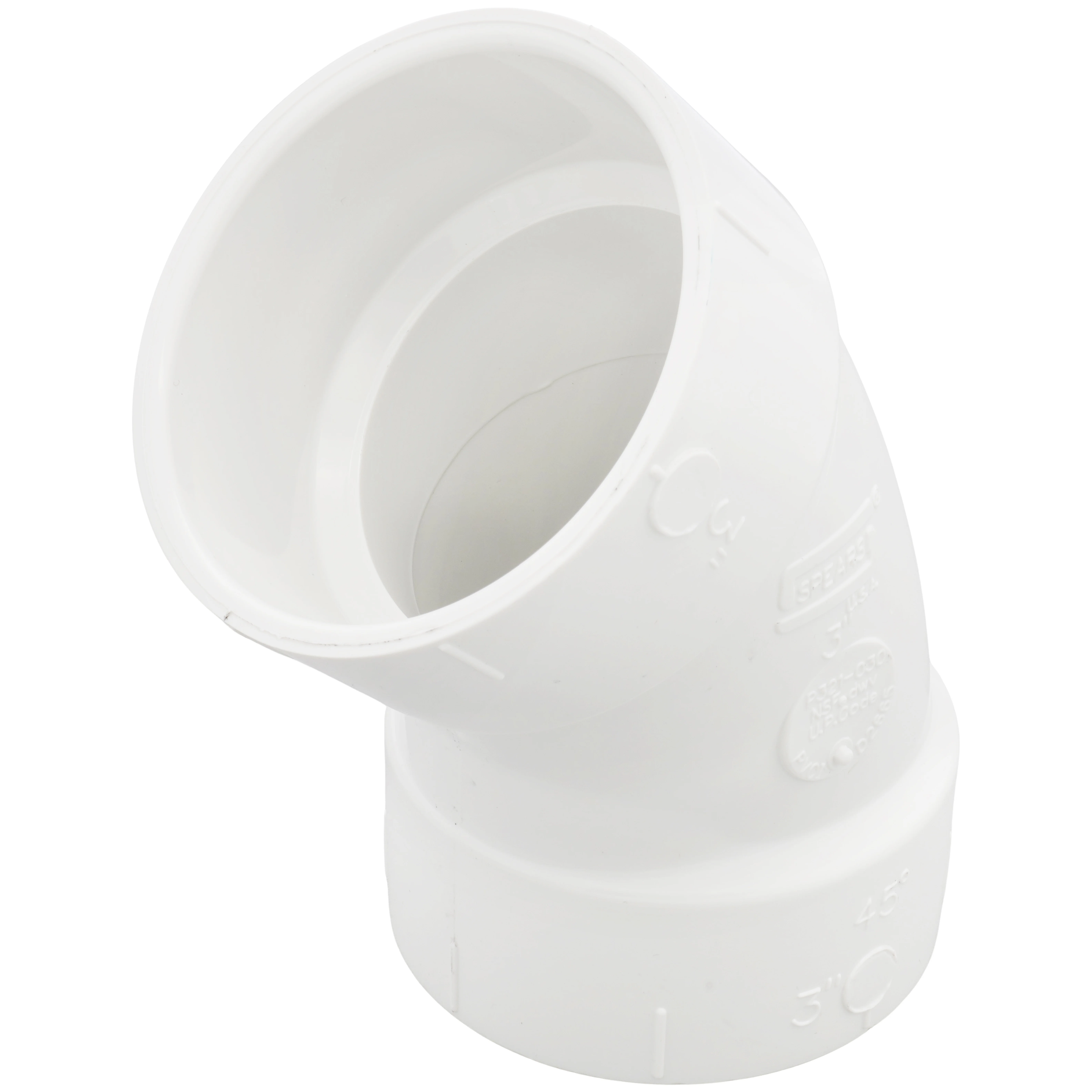 SPEARS VALVES P321-030 Pipe, 1/8 Bend, Hub x Hub, 3 Size, PVC | BU7HMQ