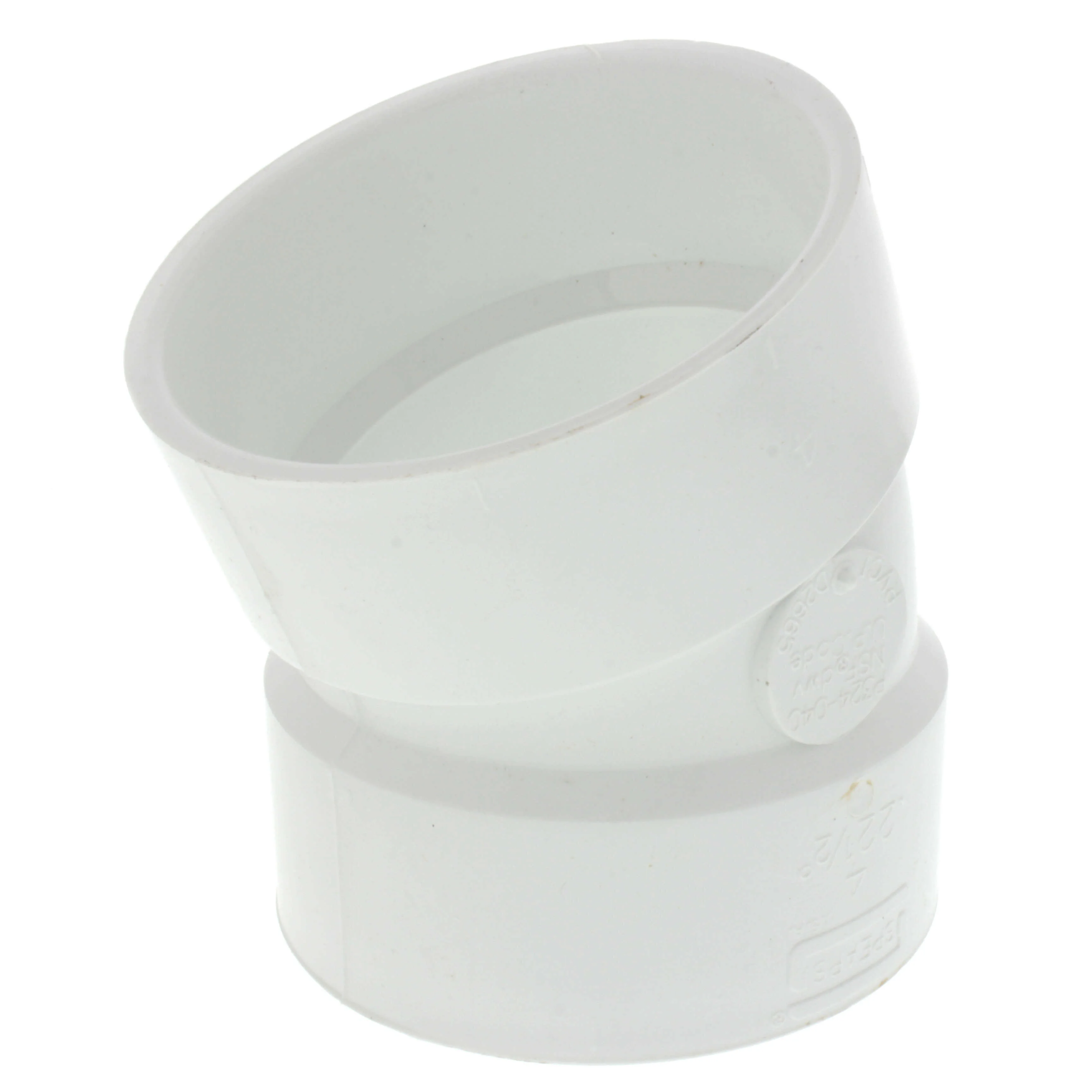 SPEARS VALVES P324-040 Pipe, 1/16 Bend, Hub x Hub, 4 Size, PVC | BU7HPA