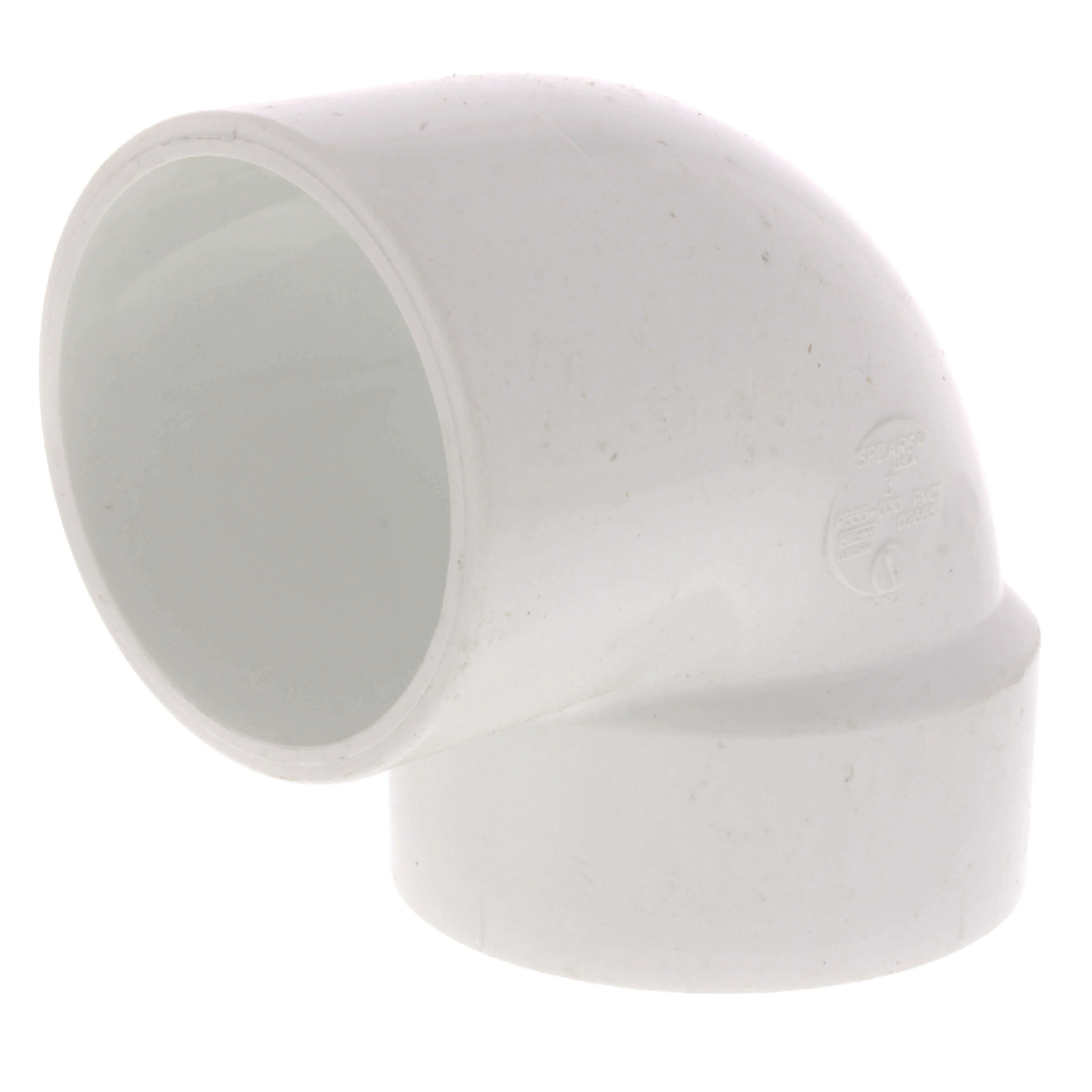 SPEARS VALVES P333-030 Drain Waste Vent Street Elbow, Hub x Spigot, 3 Size, PVC | BU7NZB