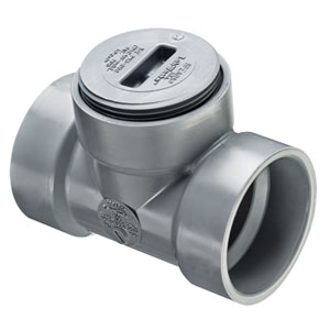 SPEARS VALVES P445X-040C Flush Cleanout Tee, With Plug, Hub x Hub x FPT, 4 Size, CPVC | BU8AQH