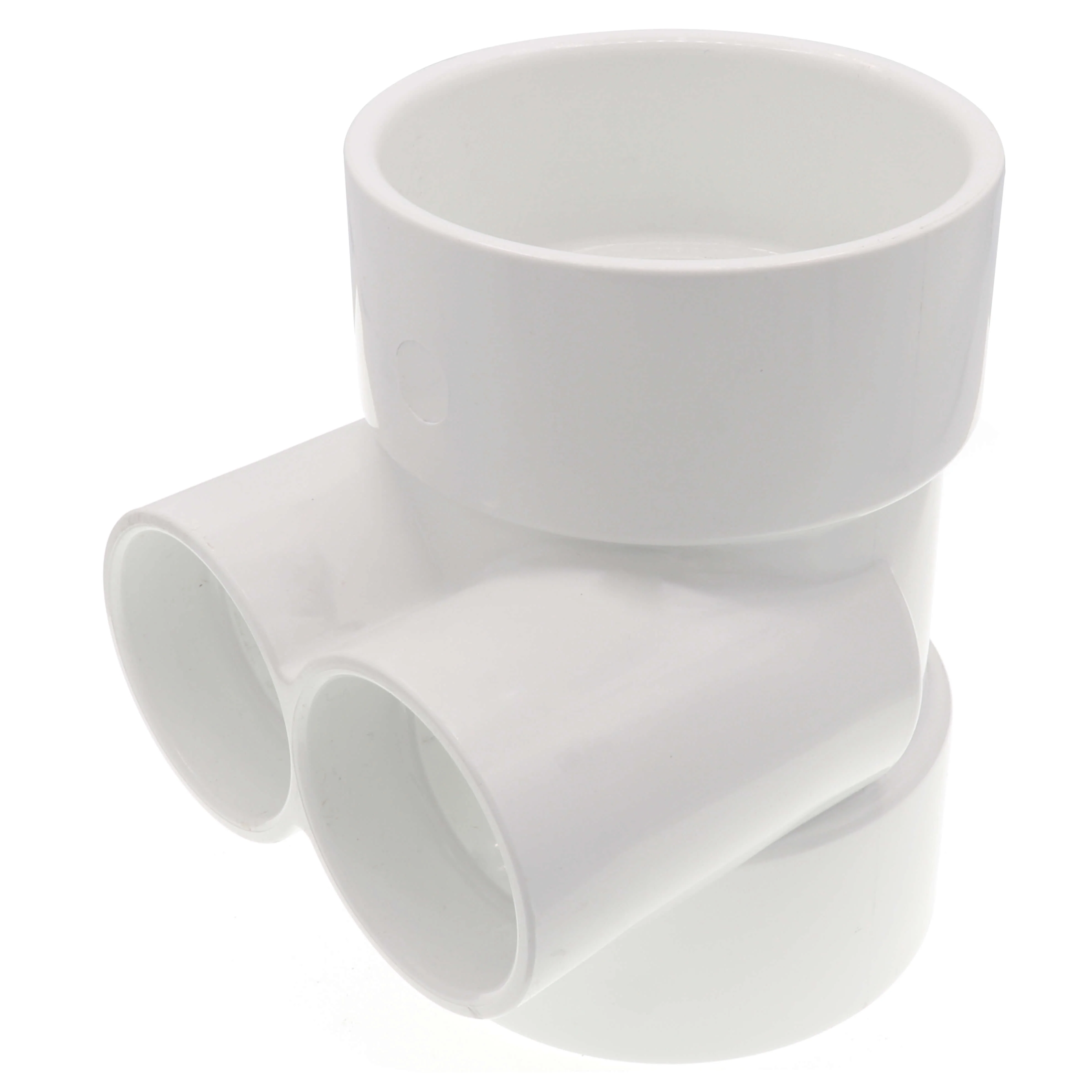 SPEARS VALVES P447-337 Horizontal Twin Tee, All Hub, 3 x 3 x 1-1/2 x 1-1/2 Inch Size | BU8AQW