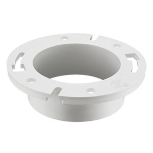 SPEARS VALVES P800-040BC Drain Waste Vent Closet Flange, Hub, 4 Size, PVC | BU8BGQ
