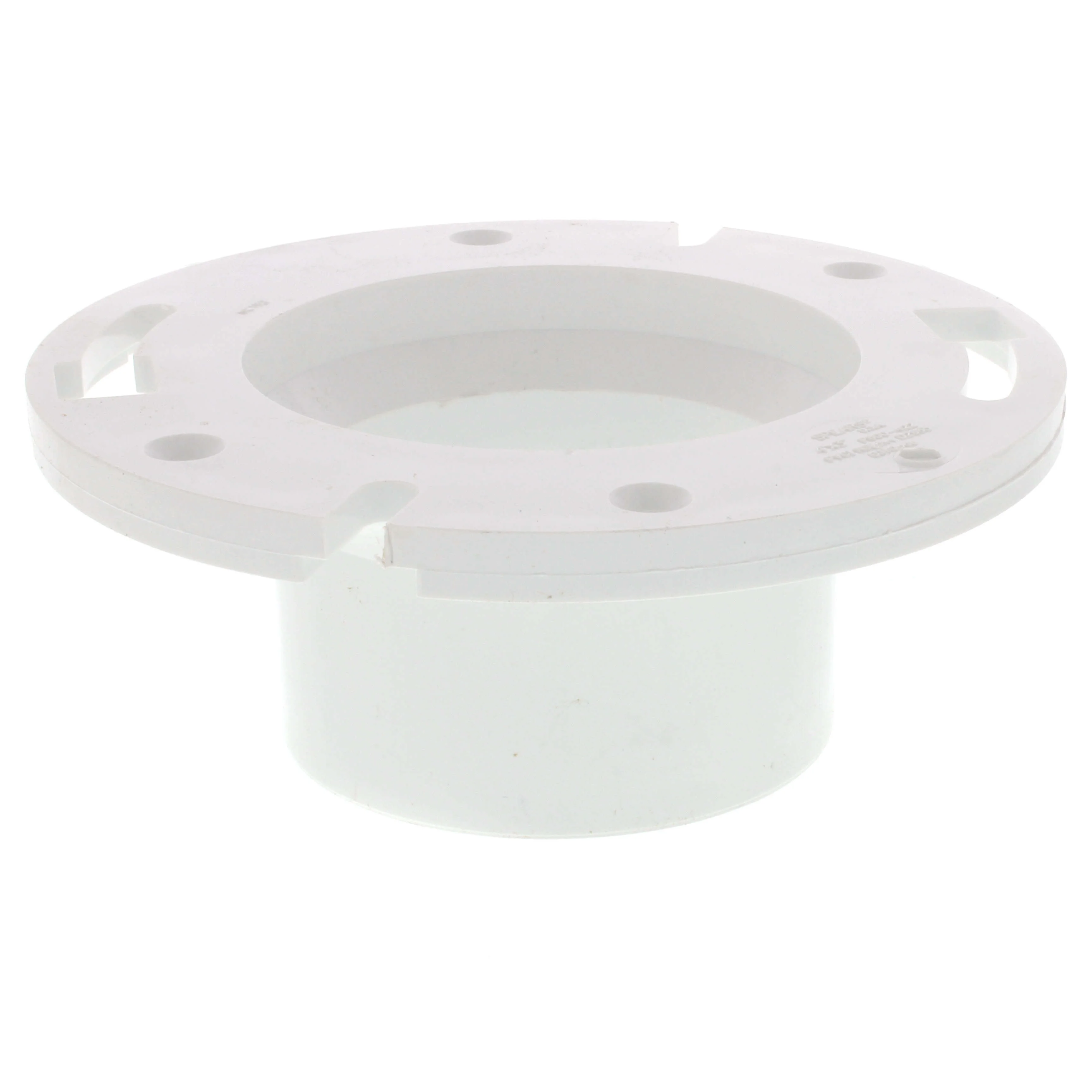 SPEARS VALVES P800-422 Drain Waste Vent Closet Flange, Hub, 4 x 3 Size, PVC | BU7JFY