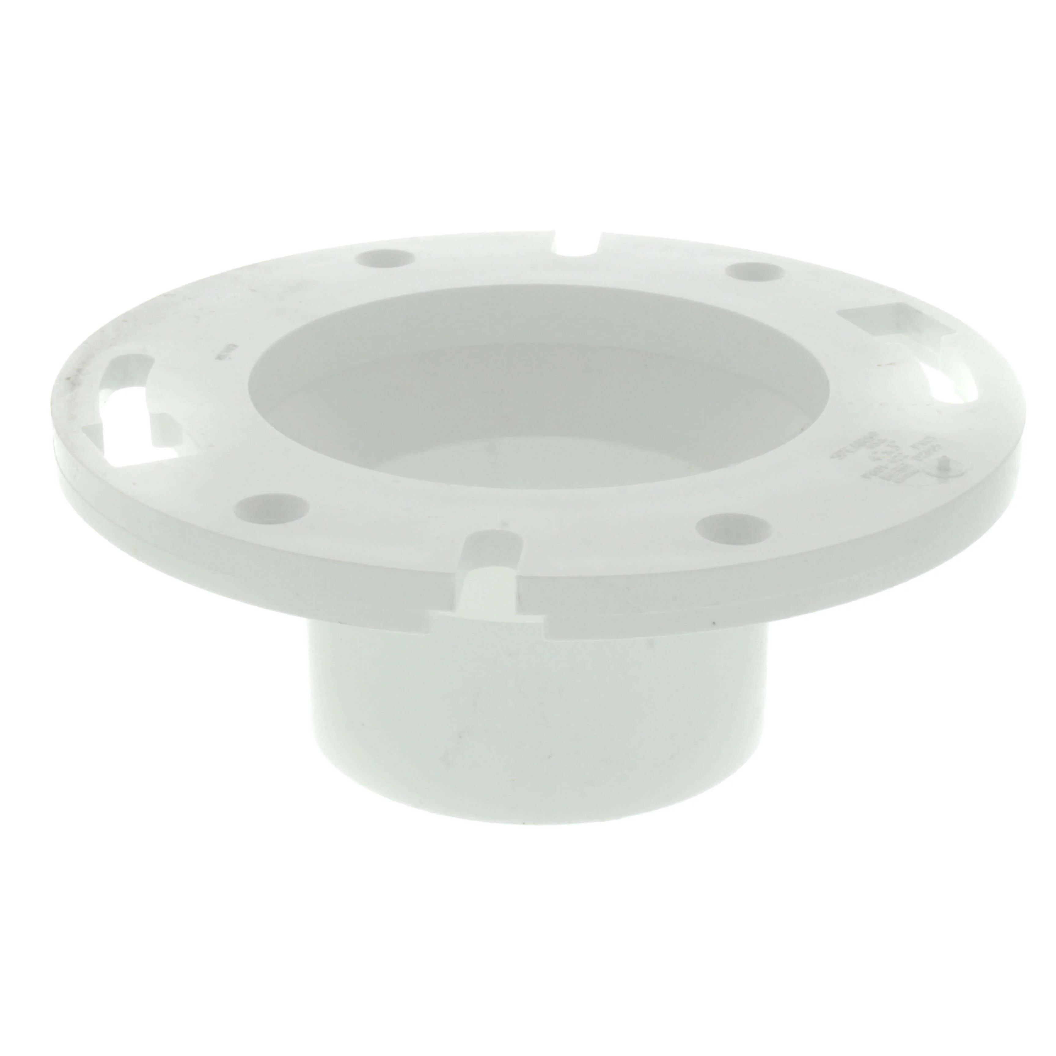 SPEARS VALVES P801-422 Drain Waste Vent Reducer Closet Flange, Spigot, 4 x 3 Size, PVC | BU7JZC