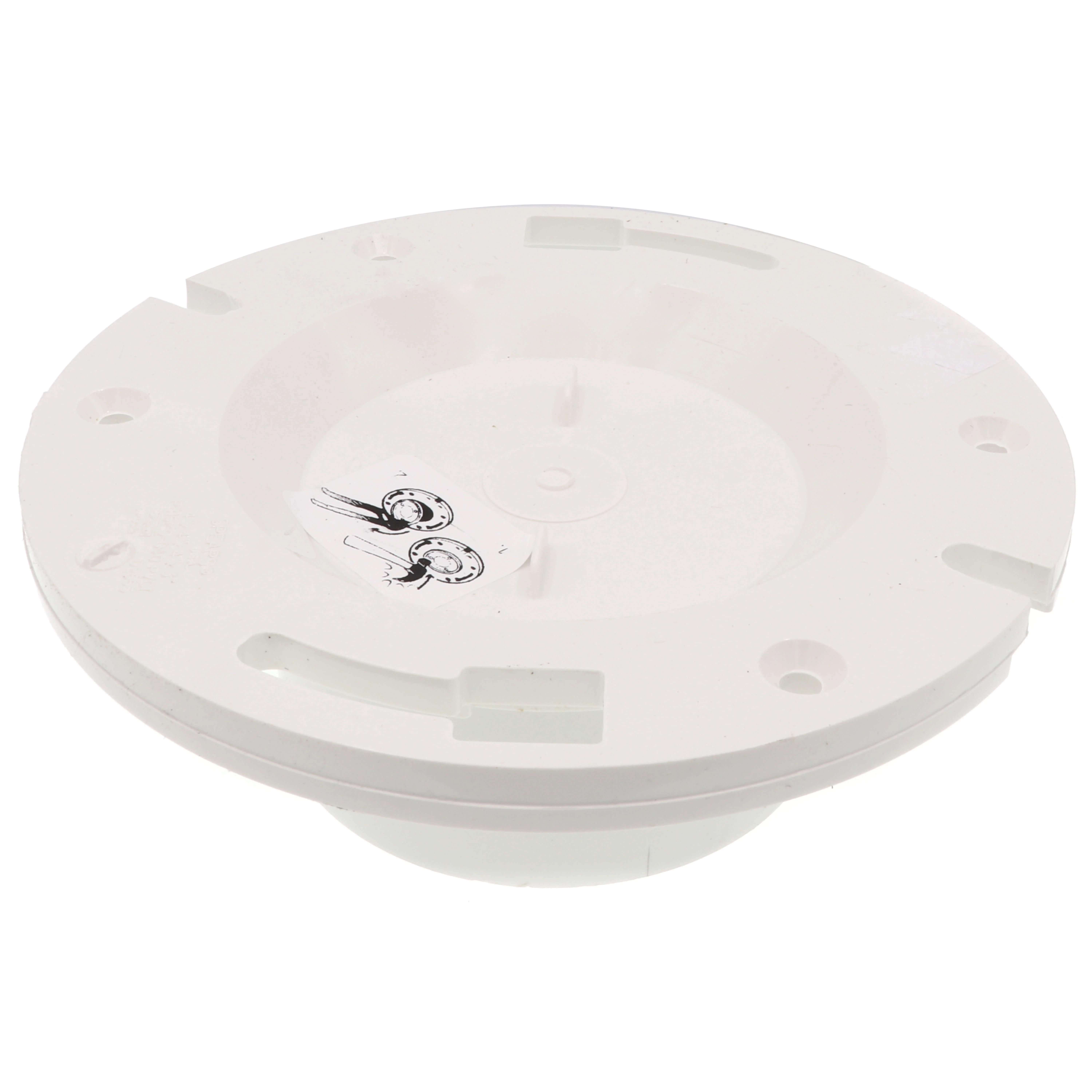 SPEARS VALVES P815KO-040 Drain Waste Vent Flush Closet Flange, With Ko Hub, 4 x 4/4 x 3 Size, PVC | BU7NZZ