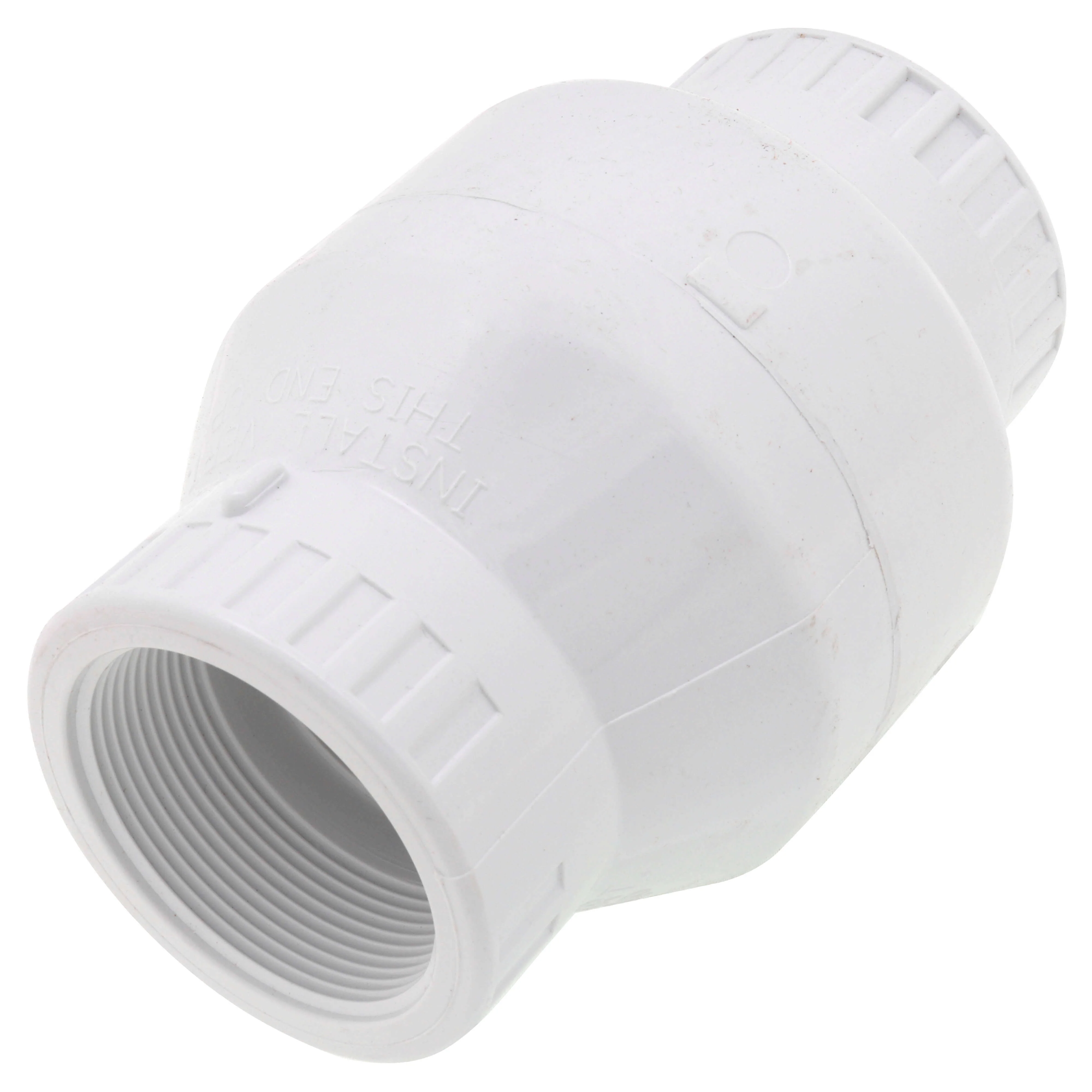SPEARS VALVES S1520-20F Utility Swing Check Valve, Threaded, 2 Size, PVC, EPDM | CB3XPN