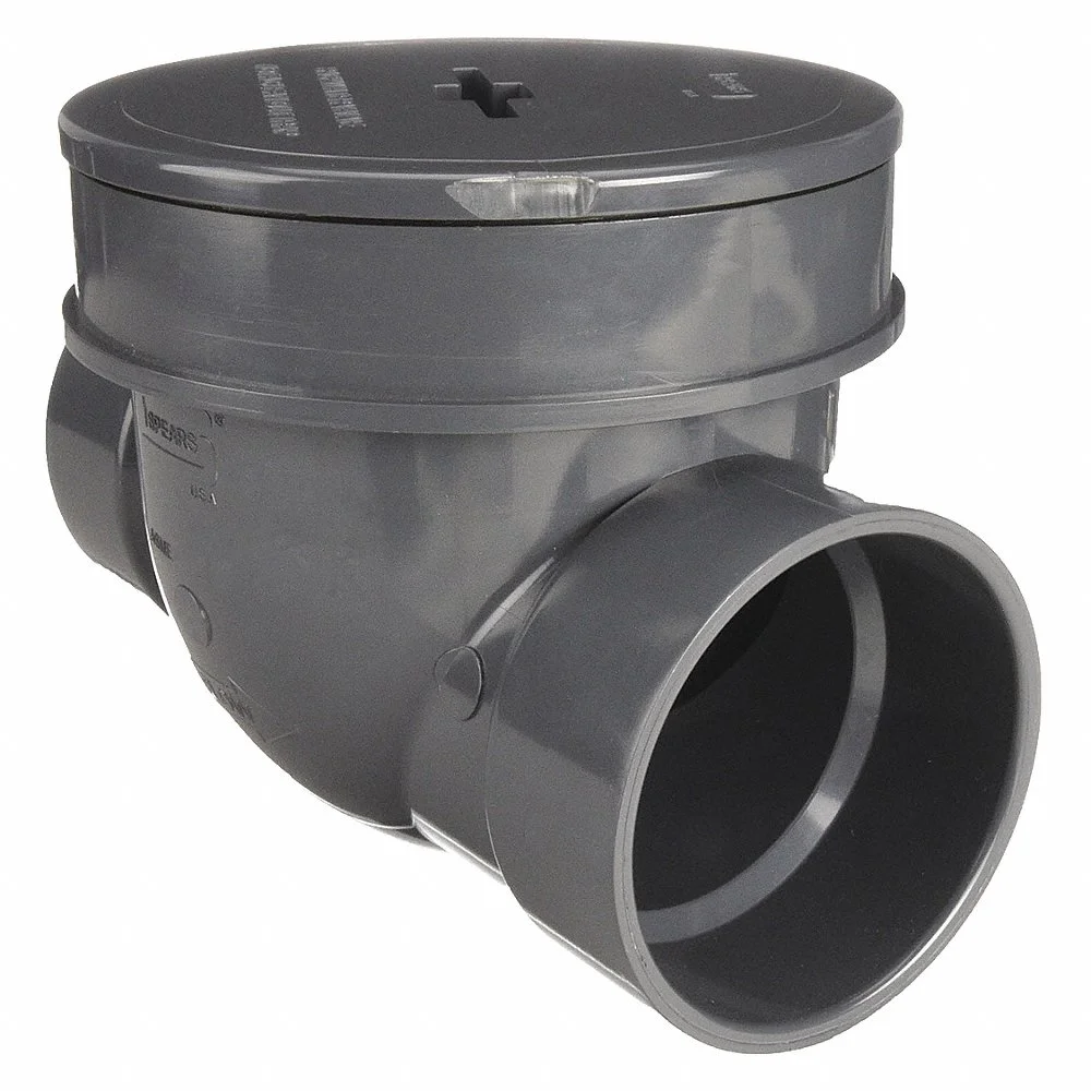 SPEARS VALVES S275P Backwater Valve, Socket, EPDM, 2 Size, PVC | AD6FCJ 45A323