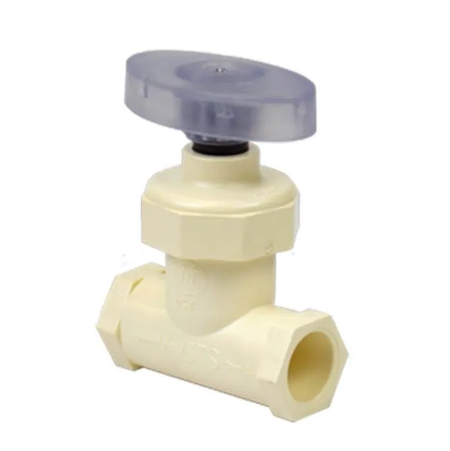 Stop Valve, With Clear Handle, 3/4 Size, CPVC