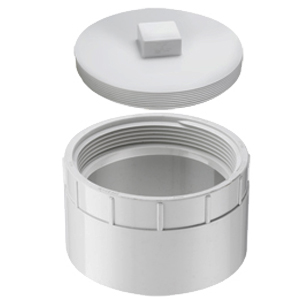 SPEARS VALVES SML4XP-A-EK50 Utility Backwater Valve Extension Adapter Kit, 50 PSI, 3 and 4 Size, PVC | BZ8BAP