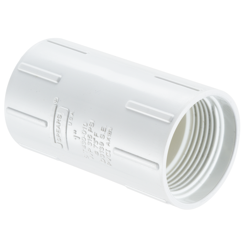 SPEARS VALVES ST430-007 Coupling, Swivel Joint, FAT x FAT, 3/4 Size, PVC | BU8CAQ