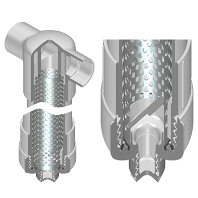 SPEARS VALVES TF-32 Tee Filter, 32 Mesh SS Screen, 100 gpm | BU8CEZ
