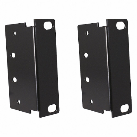 Rack Mount Kit, Black, 1 1/4 Inch Height, 2 1/4 Inch Width