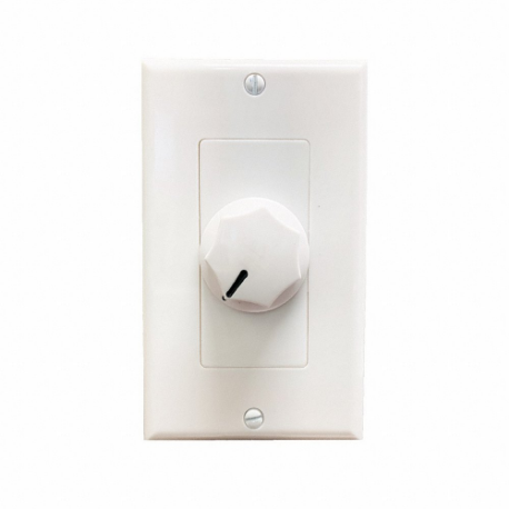 Mono Volume Control, ABS Plastic, White, 1 Inch Size Dp, 4 1/2 Inch Height