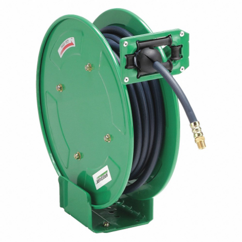 SPEEDAIRE 45UZ36 Hose Reel, Spring Return, 35ft Length, 300 PSI Maximum Pressure | AX3MBX