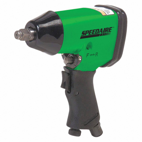Impact Wrench, Air Powered, 250 Ft-lbs Torque, Aluminium