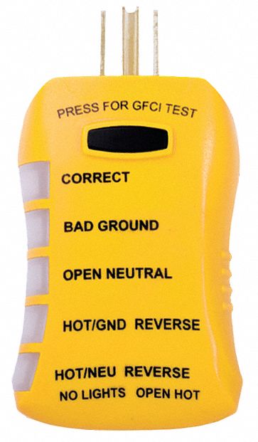 SPERRY INSTRUMENTS Receptacle and GFCI Testers