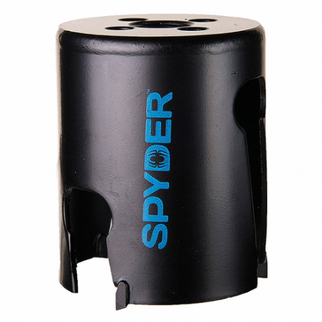 SPYDER 600024CF Hole Saw, 2 1/8 Inch Saw Dia, 1 Teeth per Inch, 2 Inch Max. Cutting Depth | CU4EYD 31LV63
