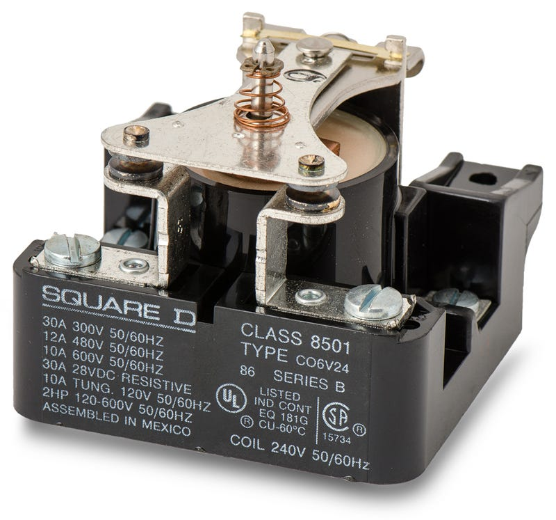 Power Relay, 40 A, 240V Coil