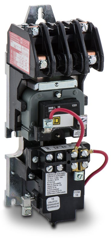 Lighting Contactor, 2 Pole, 30 A, 600V