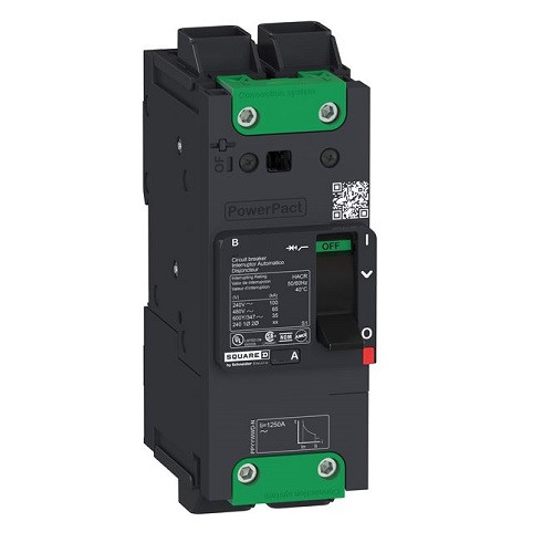 SQUARE D BDL26080 Molded Case Circuit Breaker, 80A, Number Of Poles 2, Series Bdl | CE6JLM 482D20