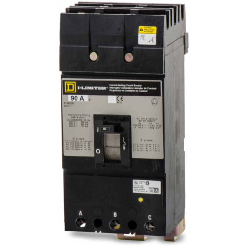 SQUARE D FI36020 Circuit Breaker I-line Style Plug-in 20 Amp 600vac 3p 200kaic@480v | AG8NQH