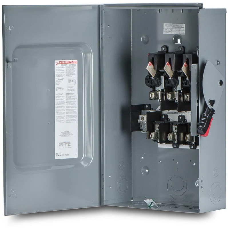 Switch, 200A, 240V, 3 Pole, Fusible, H Frame Type