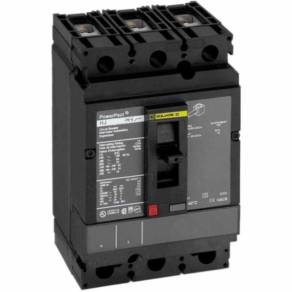 SQUARE D HLL36015 Circuit Breaker Feed-thru 15 Amp 600vac 3p 100kaic@480v | AG8PTT