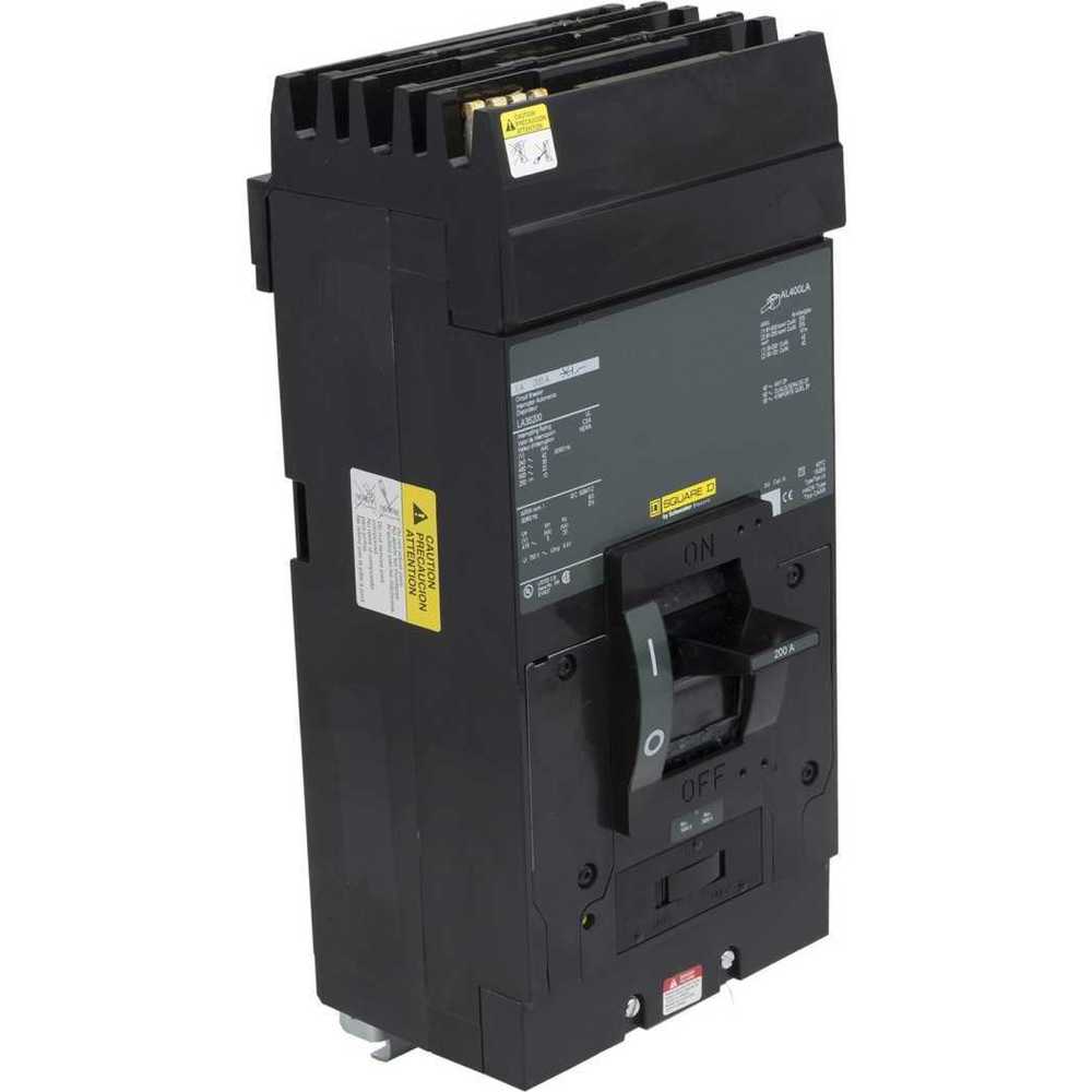 SQUARE D LA36200 Circuit Breaker 200a 3p 600vac Lug | AF9FPZ 2DL42