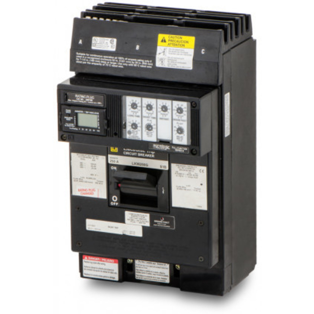 SQUARE D LX36250 Circuit Breaker I-line Style Plug-in 250 Amp 600vac 3p 65kaic@480v | AG8RKY