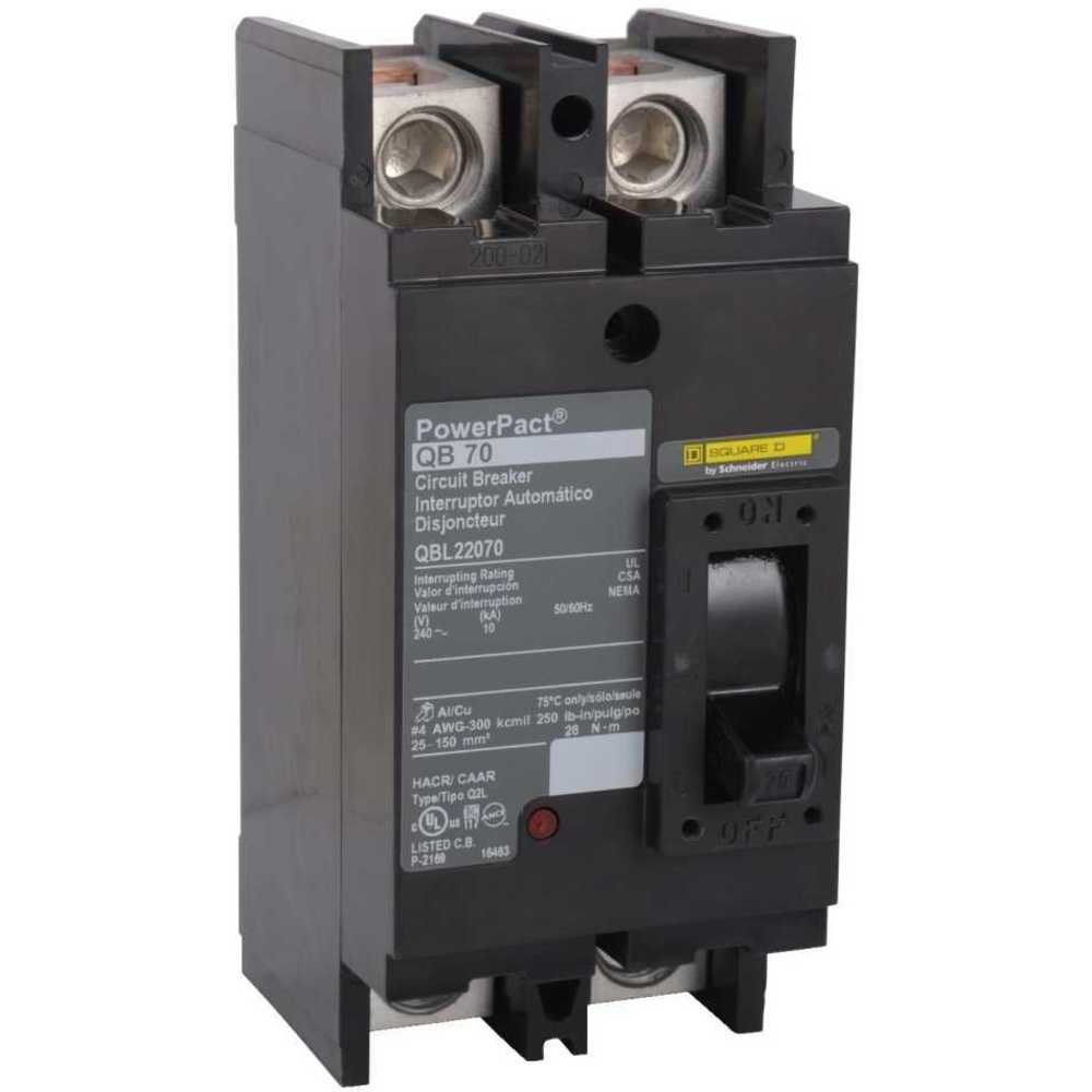 SQUARE D QBL22125 Circuit Breaker 125a 2p 240vac Lug | AG6QEH 3XB95