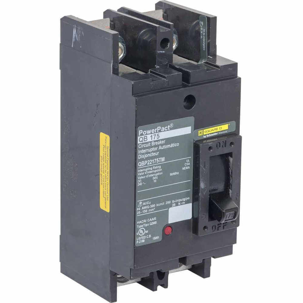 SQUARE D QBP22070TM Bolt-On Circuit Breaker, Q-Frame, 70 A, 240 VAC, 2 P | AG8TXJ