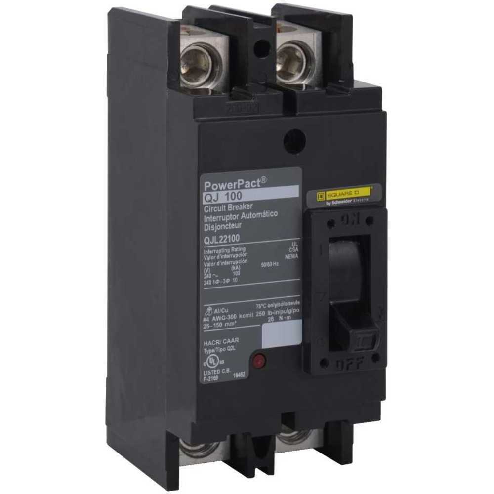 Circuit Breaker Feed-thru 150 Amp 240vac 2p 100kaic@240v