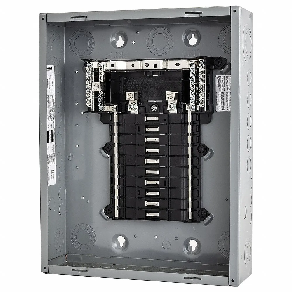 SQUARE D QO112L125PG Load Center, 125 A, 120/240 Vac, 12 Spaces, 65 Ka, 12 Max. No. Of Tandem Breakers, 1 | CU4FQP 60UM06